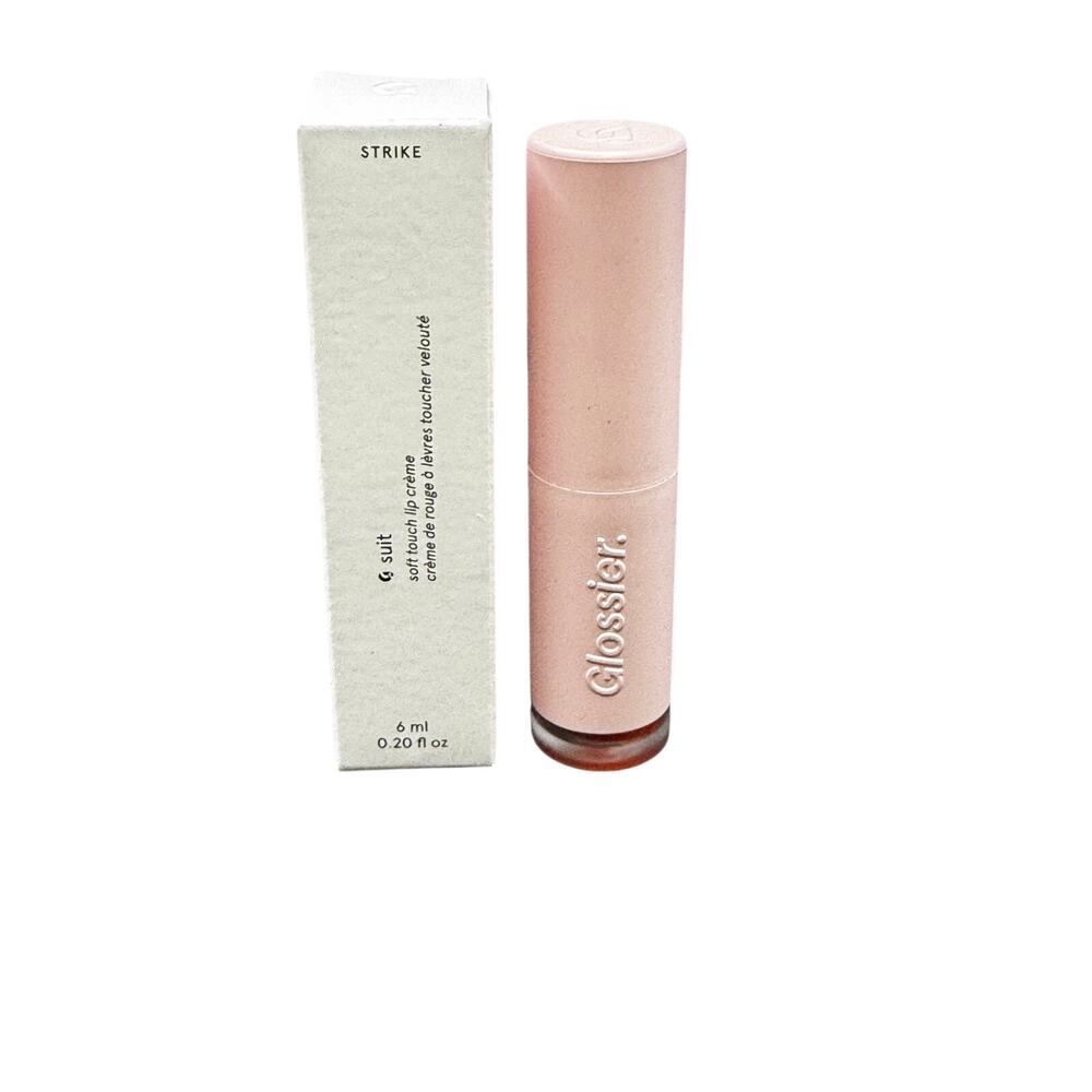 NWT glossier g suit soft touch lip creme in color strike